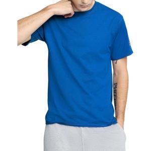 imageChampion Mens Classic Short Sleeve TShirt Standard Fit Available in Regular and Big ampamp TallSteel Blue Ink