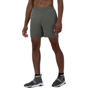 imageChampion Sport Moisture Wicking Athletic Men Gym Shorts Reg or Big ampamp Tall Granite Heather Reflective C Large