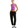 imageChampion Womens Crop Top Soft Touch Moisture Wicking Ribbed Cropped Top for WomenOur Favorite Fuchsia