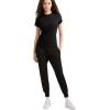 imageChampion Womens Slim Ribbed Tee Iconic C PatchBlack