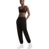 imageChampion Womens Soft Touch Ribbed Sports Bra C LogoBlack