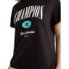 imageChampion Womens Classic Graphic TShirt Arch BlockBlack