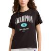 imageChampion Womens Classic Graphic TShirt Arch BlockBlack