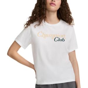 imageChampion Womens Classic Graphic TShirt ClubWhite