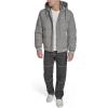 imageChampion mens Varsity Bomber Puffer JacketHeather Grey Wool Hoody