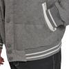 imageChampion mens Varsity Bomber Puffer JacketHeather Grey Wool Hoody