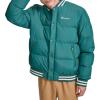 imageChampion mens Varsity Bomber Puffer JacketRainforest