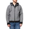 imageChampion mens Hooded Softshell Bomber Jacket With BibHeather Grey