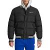 imageChampion mens Varsity Bomber Puffer JacketBlack