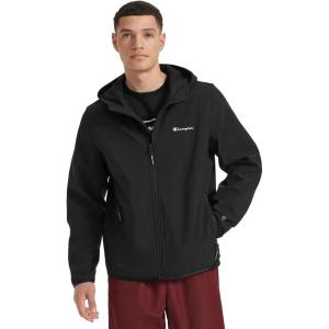 imageChampion Mens Lightweight Active Soft Shell Jacket With HoodBlack