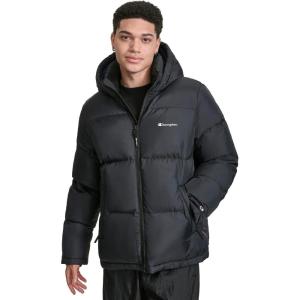 imageChampion mens Heavy Weight Puffer With Adjustable HoodBlack