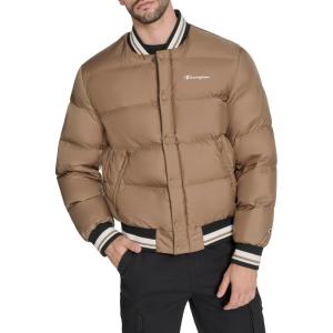 imageChampion mens Varsity Bomber Puffer JacketOtter Tech
