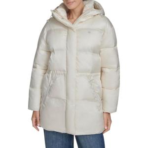imageChampion womens Cinch Waist Quilted Puffer JacketWhite