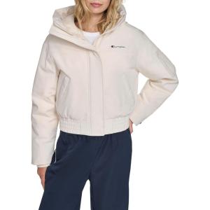 imageChampion womens Cropped Hooded Ski BomberWhite