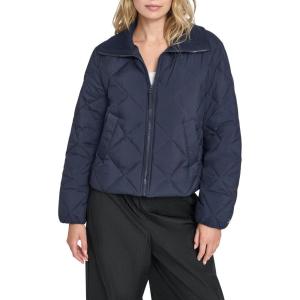imageChampion womens Diamond Quilted Shawl Collar JacketNavy