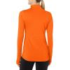 image:imageDuofold Womens Light Weight Thermatrix Performance Thermal Quarter Zip Pullover