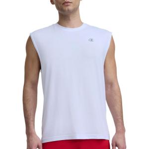 image:imageChampion Mens Performance Crewneck Sport Muscle TeeBright White