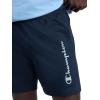 image:imageChampion Mens 7 amp 9 Lounge Shorts Standard Fit Lightweight Available in Regular and Big amp TallDeep Navy  Script Logo