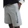 image:imageChampion Mens 7 amp 9 Lounge Shorts Standard Fit Lightweight Available in Regular and Big amp TallOxford Grey Heather  Script Logo