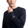 image:imageChampion Mens Mens Crewneck Fleece Sweatshirt Standard Fit Midweight C Logo Available in Regular and Big amp TallNavy  C Logo
