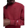 image:imageChampion Mens Mens Crewneck Fleece Sweatshirt Standard Fit Midweight C Logo Available in Regular and Big amp TallPomegranate  C Logo