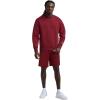 image:imageChampion Mens Mens Crewneck Fleece Sweatshirt Standard Fit Midweight C Logo Available in Regular and Big amp TallPomegranate  C Logo