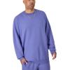 image:imageChampion Mens Mens Crewneck Fleece Sweatshirt Standard Fit Midweight C Logo Available in Regular and Big amp TallStone Crush Blue  C Logo