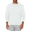 image:imageChampion Mens Mens Crewneck Fleece Sweatshirt Standard Fit Midweight C Logo Available in Regular and Big amp TallWhite  C Logo