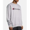image:imageChampion Mens Mens Crewneck Fleece Sweatshirt Standard Fit Midweight C Logo Available in Regular and Big amp TallWhite Double Logo