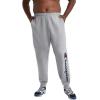 image:imageChampion Mens Powerblend Fleece JoggersOxford Gray  Classic Script Logo