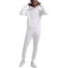 image:imageChampion Mens Powerblend Fleece JoggersWhite  C Patch Logo