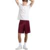 image:imageChampion Mens Shorts Mens Mesh Gym Shorts Lightweight Athletic Shorts Reg Or Big amp TallBordeaux Red  C Patch Logo
