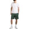 image:imageChampion Mens Shorts Mens Mesh Gym Shorts Lightweight Athletic Shorts Reg Or Big amp TallDark Green  C Patch Logo