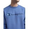 image:imageChampion mens Crewneck Sweatshirt Powerblend Fleece Hoodie Sweatshirt for Men Script Logo Reg Or Big amp TallCoastal Fjord  Classic Script Logo