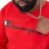 image:imageChampion mens Crewneck Sweatshirt Powerblend Fleece Hoodie Sweatshirt for Men Script Logo Reg Or Big amp TallTeam Red Scarlet  Classic Script Logo