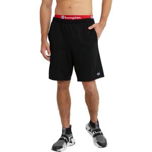 image:imageChampion Mens 7 amp 9 Lounge Shorts Standard Fit Lightweight Available in Regular and Big amp TallBlack  C Logo
