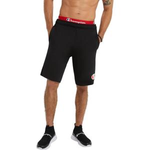 image:imageChampion Mens 7 amp 9 Lounge Shorts Standard Fit Lightweight Available in Regular and Big amp TallBlack C Logo