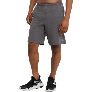 image:imageChampion Mens 7 amp 9 Lounge Shorts Standard Fit Lightweight Available in Regular and Big amp TallGranite Heather  C Logo