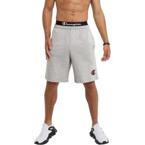 image:imageChampion Mens 7 amp 9 Lounge Shorts Standard Fit Lightweight Available in Regular and Big amp TallOxford Gray C Logo