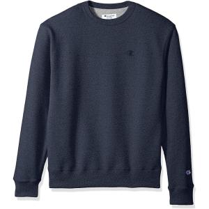 image:imageChampion Mens Mens Crewneck Fleece Sweatshirt Standard Fit Midweight C Logo Available in Regular and Big amp TallNavy Heather407d55
