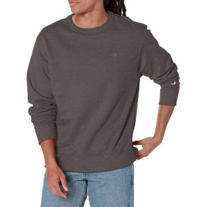 image:imageChampion Mens Mens Crewneck Fleece Sweatshirt Standard Fit Midweight C Logo Available in Regular and Big amp TallOrange C Logo