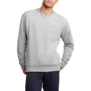 image:imageChampion Mens Mens Crewneck Fleece Sweatshirt Standard Fit Midweight C Logo Available in Regular and Big amp TallOxford Gray  C Logo