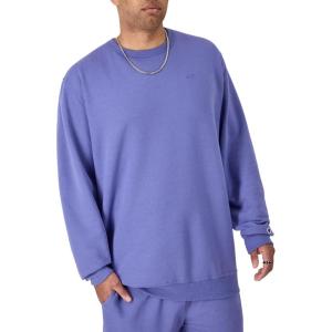 image:imageChampion Mens Mens Crewneck Fleece Sweatshirt Standard Fit Midweight C Logo Available in Regular and Big amp TallStone Crush Blue  C Logo