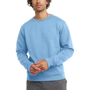 image:imageChampion Mens Mens Crewneck Fleece Sweatshirt Standard Fit Midweight C Logo Available in Regular and Big amp TallSwiss Blue  C Logo