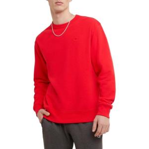 image:imageChampion Mens Mens Crewneck Fleece Sweatshirt Standard Fit Midweight C Logo Available in Regular and Big amp TallTeam Red Scarlet  C Logo