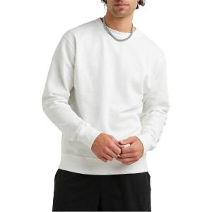 image:imageChampion Mens Mens Crewneck Fleece Sweatshirt Standard Fit Midweight C Logo Available in Regular and Big amp TallWhite  C Logo