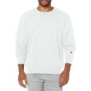 image:imageChampion Mens Mens Crewneck Fleece Sweatshirt Standard Fit Midweight C Logo Available in Regular and Big amp TallWhite C Logo