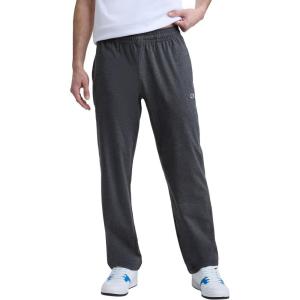 image:imageChampion Mens OpenBottom Lounge Pants Standard Fit Lightweight Available in Regular and Big amp TallGranite Heather  Updated
