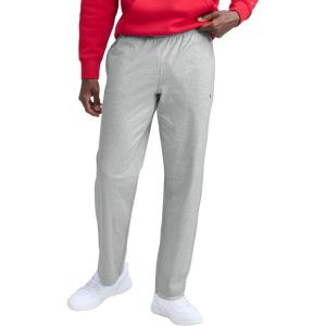 image:imageChampion Mens OpenBottom Lounge Pants Standard Fit Lightweight Available in Regular and Big amp TallOxford Grey Heather  Updated