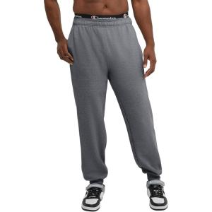 image:imageChampion Mens Powerblend Fleece JoggersGranite Heather  C Patch Logo